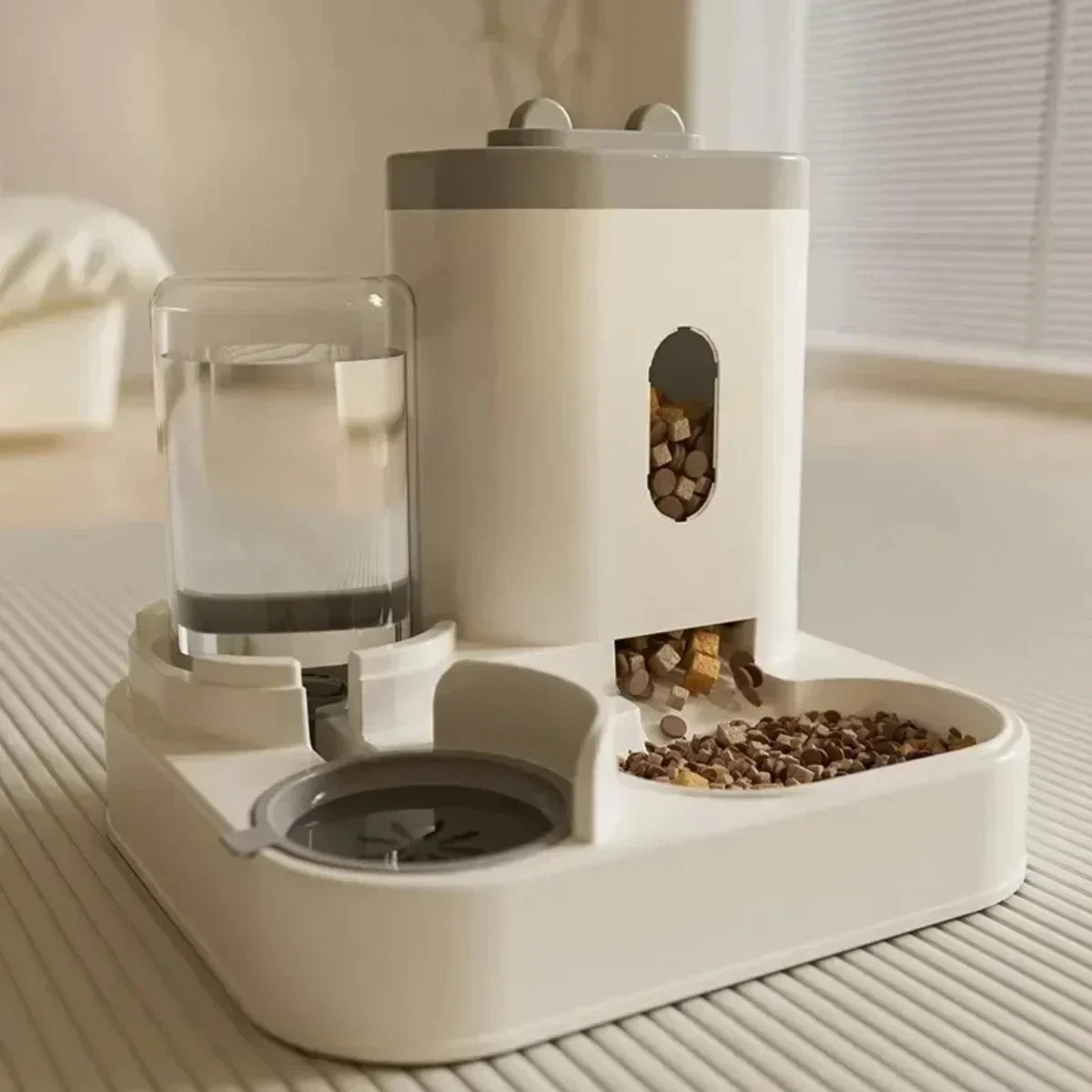 Automatic Pet Feeder & Water Fountain Combo