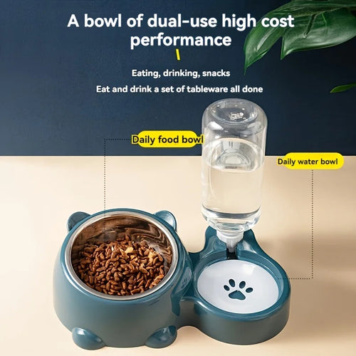 Automatic Pet Feeder & Water Dispenser for Cats and Dogs