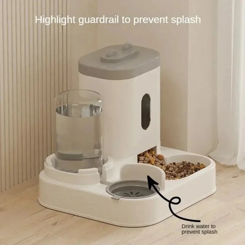 Automatic Pet Feeder & Water Fountain Combo